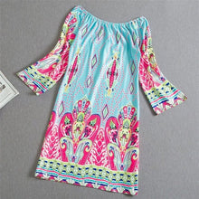 Load image into Gallery viewer, Fashion Bohemian Summer Dress Print Beach Vintage Sexy Female Vestidos