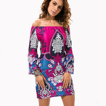Load image into Gallery viewer, Fashion Bohemian Summer Dress Print Beach Vintage Sexy Female Vestidos