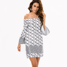 Load image into Gallery viewer, Fashion Bohemian Summer Dress Print Beach Vintage Sexy Female Vestidos