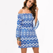 Load image into Gallery viewer, Fashion Bohemian Summer Dress Print Beach Vintage Sexy Female Vestidos