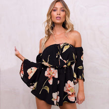 Load image into Gallery viewer, 2018 Casual Playsuit Steetwear Short Overalls Tops Macacao Feminino Jumpsuit Ladies