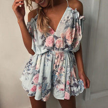 Load image into Gallery viewer, 2018 Casual Playsuit Steetwear Short Overalls Tops Macacao Feminino Jumpsuit Ladies