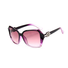 Load image into Gallery viewer, OUBINEW Brand woman's big frame sunglasses Street fashion High-grade resin sunglasses