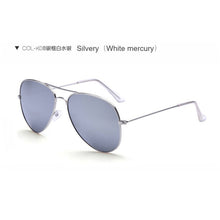 Load image into Gallery viewer, Mirror Coating Polarized Feminine Sunglasses 2018 Men Sunglases For Women Metal