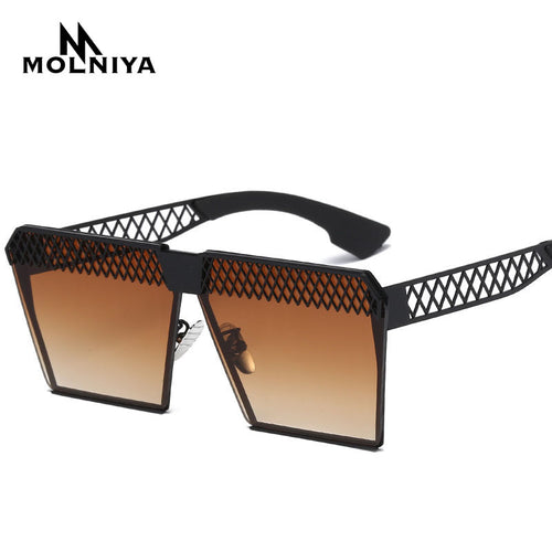 MOLNIYA New Metal Sunglasses Women 2018 Vintage Colorful Retro Fashion