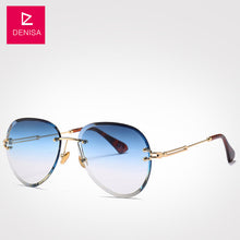 Load image into Gallery viewer, DENISA Fashion Blue Red Pilot Sunglasses Women Men Driving UV400 Sun Glasses