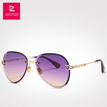 Load image into Gallery viewer, DENISA Fashion Blue Red Pilot Sunglasses Women Men Driving UV400 Sun Glasses