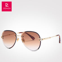 Load image into Gallery viewer, DENISA Fashion Blue Red Pilot Sunglasses Women Men Driving UV400 Sun Glasses