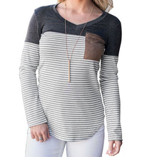 Load image into Gallery viewer, VITIANA Women Elegant Office Loose Tops Tee Female 2018 Autumn Long Sleeve