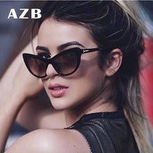 Load image into Gallery viewer, AZB Fashion Cat Eye Sunglasses Women Brand Designer Retro Women Sun glasss